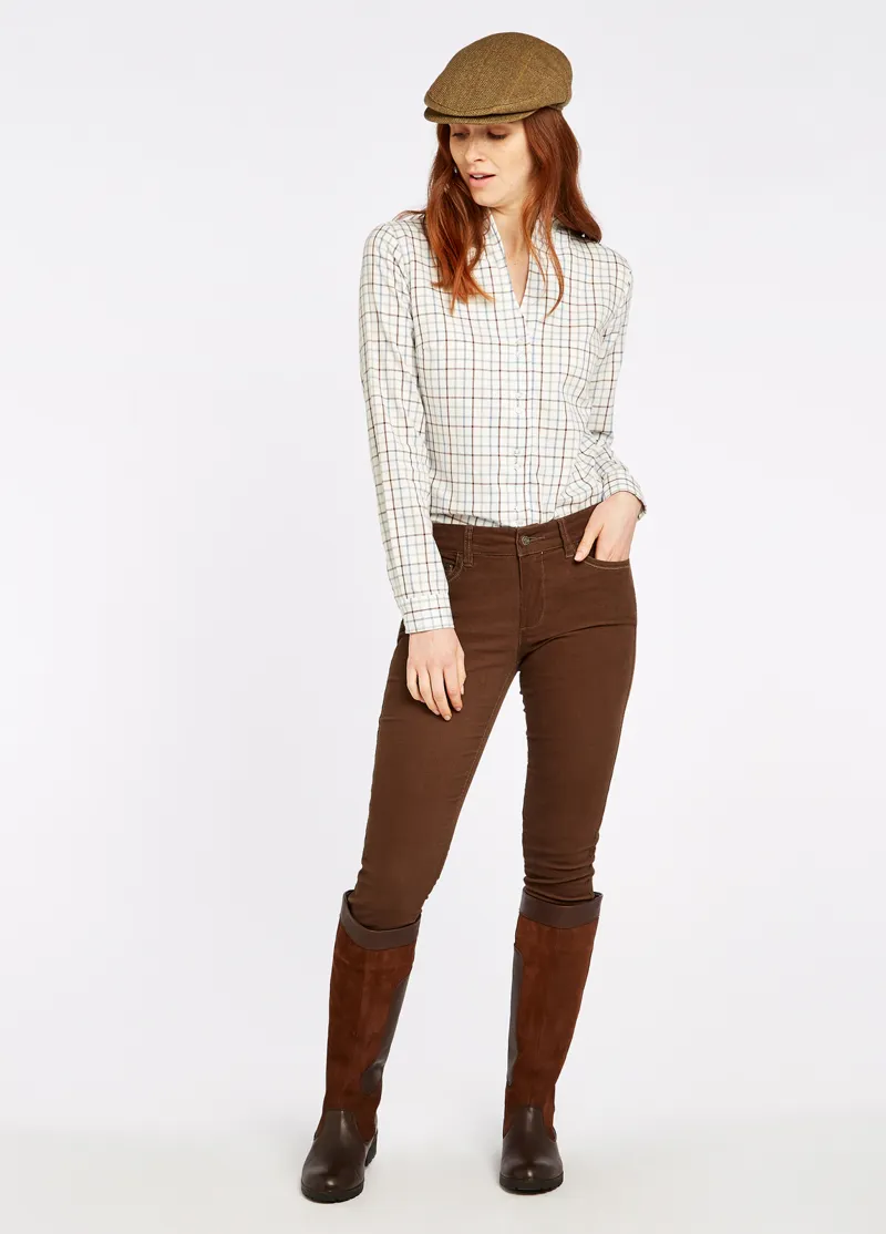 Dubarry Honeysuckle Cord Trouser - Mocha-3